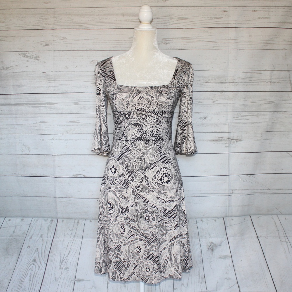 Diane Von Furstenberg Floral Dress size 4